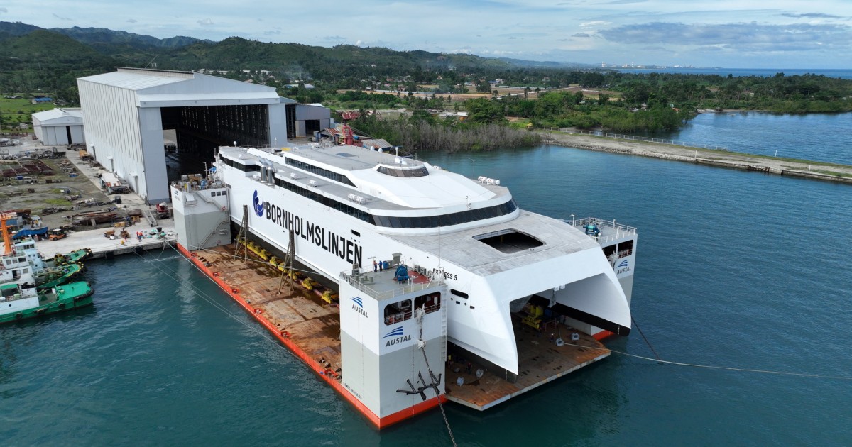 AUSTAL PHILIPPINES LAUNCHES THE LARGEST FERRY CONSTRUCTED BY AN AUSTAL ...